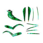 Wood alebrije statuette, 'Cricket Song' - Handcrafted Copal Wood Cricket Alebrije from Mexico