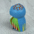 Wood alebrije figurine, 'Night Fantasy' - Wood Owl Sculpture with Hand Painted Star Design from Mexico (image 2b) thumbail