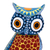 Wood alebrije figurine, 'Owl Delight' - Handcrafted Copal Wood Alebrije Owl Figurine from Mexico (image 2d) thumbail