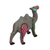Wood alebrije figurine, 'Cheerful Camel' - Handcrafted Copal Wood Camel Alebrije Figurine in Grey (image 2e) thumbail