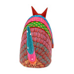 Wood alebrije figurine, 'Delightful Armadillo' - Handcrafted Copal Wood Alebrije Armadillo Figurine