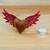 Wood ornament, 'Wings of the Heart' - Copal Wood Heart Shaped Ornament from Mexico (image 2c) thumbail