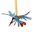 Wood alebrije ornament, 'Hummingbird Song' - Handcrafted Copal Wood Alebrije Bird Ornament thumbail