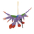 Wood alebrije ornament, 'Fanciful Flutter in Purple' - Copal Wood Purple Colorful Alebrije Hummingbird Ornament thumbail