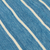 Wollteppich, (2,5x5) - Azurblau und Leinen gestreifter Wollteppich (2,5 x 5) aus Mexiko