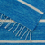 Alfombra de lana, (2,5x5) - Alfombra de área de lana a rayas azul celeste y lino (2,5x5) de México