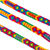 Cotton wristband bracelets, 'Colorful Concoction' (set of 3) - Colorful Handwoven Cotton Wristband Bracelets (Set of 3) (image 2d) thumbail