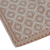 Cotton cushion cover, 'Earthen Trellis' - Spice Brown and Grey Diamond Brocade Cotton Cushion Cover (image 2c) thumbail