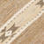 Wollteppich, (2x3) - Handgewebter Wollteppich in Braun und Beige (2x3) aus Mexiko