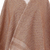 Cotton rebozo, 'Earth Hues' - Ivory Diamond Motif on Red-Brown Handwoven Cotton Rebozo (image 2c) thumbail