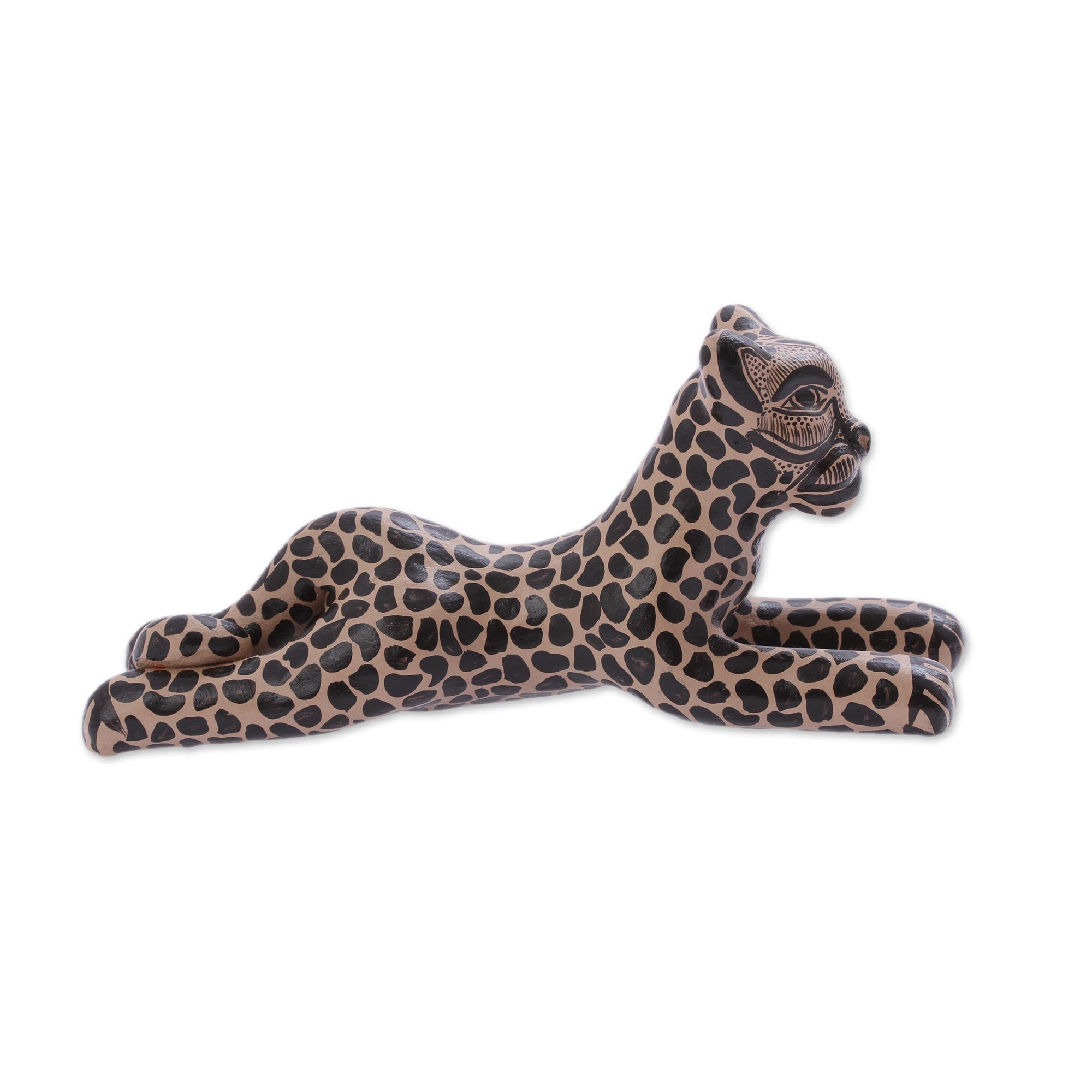 porcelain jaguar figurine