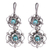 Sterling silver filigree dangle earrings, 'Nested Flowers' - Sterling Silver Filigree Floral Dangle Earrings (image 2a) thumbail
