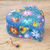 Holz-Deko-Box, 'Tender Heart' - Handbemalte Copal Holz Herz geformte dekorative Box