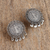 Cultured pearl filigree dangle earrings, 'Protection of Saint Benedict' - Cultured Pearl Saint Benedict Dangle Earrings from Mexico (image 2b) thumbail
