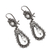 Filigrane Ohrhänger aus Zuchtperlen - Tropfenförmige filigrane Perlenohrringe aus Mexiko