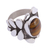 Tiger's eye single stone ring, 'Dramatic Beauty' - Tiger's Eye and Sterling Silver Single Stone Ring (image 2e) thumbail
