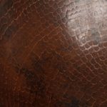 Recycled copper sink, 'Sophistication Renewed' - Handcrafted Upcycled Copper Sink with Hammered Finish