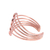 Copper cuff bracelet, 'Brilliant Waves' - Modern Handcrafted Copper Cuff Bracelet from Mexico (image 2b) thumbail