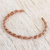 Copper cuff bracelet, 'Brilliant Braid' - Handcrafted Braided Copper Cuff Bracelet from Mexico (image 2b) thumbail
