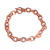 Copper chain bracelet, 'Bright Attachment' - Handcrafted Copper Cable Chain Bracelet from Mexico