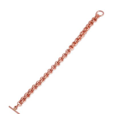 Pulsera de cadena de cobre - Pulsera de cadena Rolo de cobre hecha a mano de México