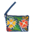 Cotton cosmetic bag, 'Flowers of Zinacantan' - Floral Embroidered Cotton Cosmetic Bag from Mexico (image 2a) thumbail