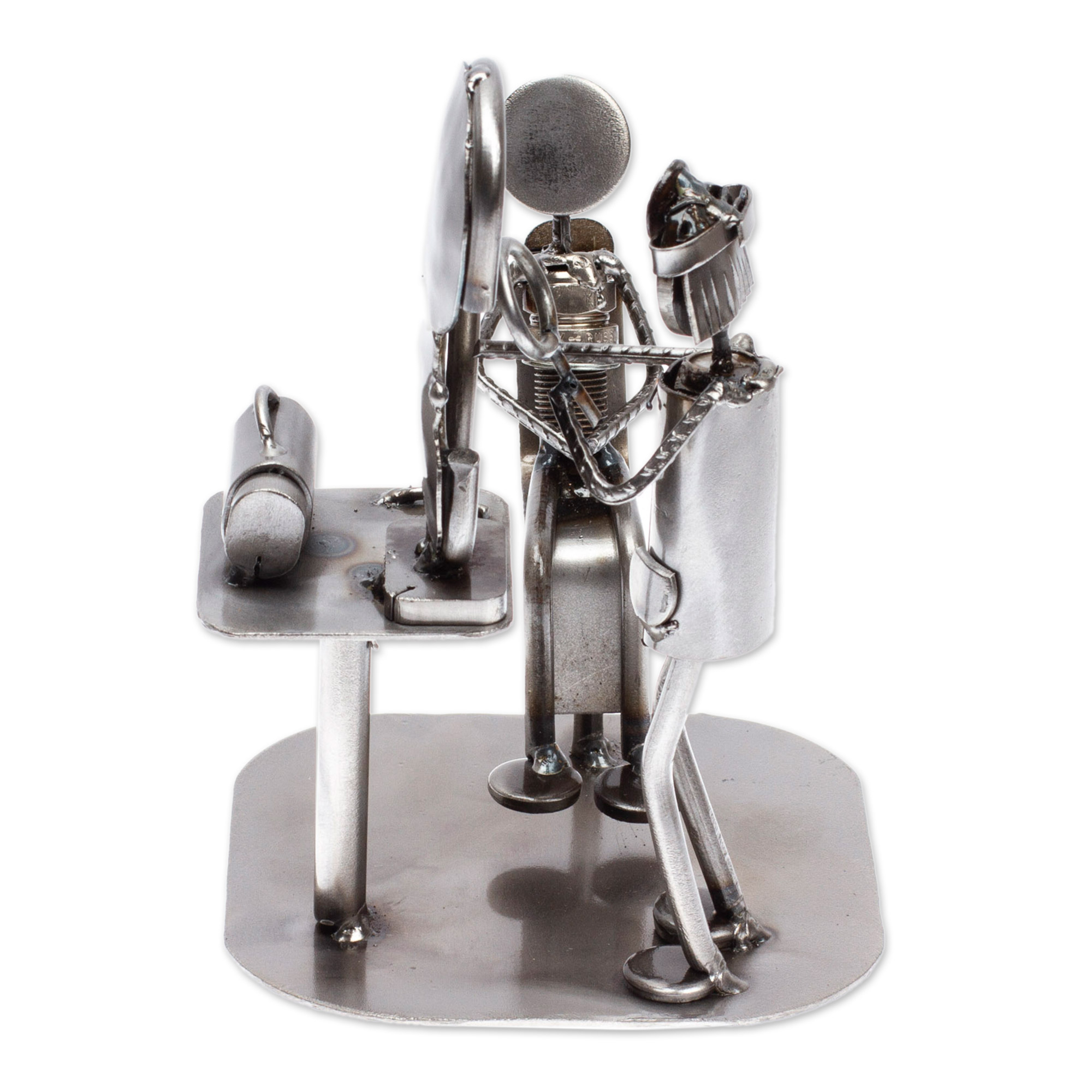 Upcycled Metal Auto Part Doctor Sculpture from Mexico - Doctor's Office ...