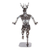 Upcycled metal auto part sculpture, 'Deer Dance' - Upcycled Metal Auto Part Sculpture from Mexico (image 2a) thumbail