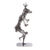 Upcycled metal auto part sculpture, 'Deer Dance' - Upcycled Metal Auto Part Sculpture from Mexico (image 2b) thumbail