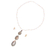 Gold plated agate geode and cultured pearl jewelry set, 'Unique Wonder' - Gold Plated Cultured Pearl and Agate Geode Jewelry Set (image 2c) thumbail