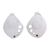 Silver drop earrings, 'Modern Xolotl' - Modern Taxco Silver Drop Earrings from Mexico thumbail