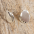 Silver drop earrings, 'Modern Xolotl' - Modern Taxco Silver Drop Earrings from Mexico (image 2c) thumbail