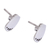 Silver drop earrings, 'Modern Xolotl' - Modern Taxco Silver Drop Earrings from Mexico (image 2d) thumbail