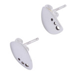 Silver stud earrings, 'In the Soul' - Taxco Silver Modern Stud Earrings from Mexico