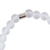 Agate and tiger's eye beaded stretch bracelet, 'Seven Chakras in White' - Agate and Tiger's Eye Chakra Bracelet in White from Mexico (image 2d) thumbail