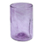 Vasos de vidrio reciclado, (juego de 4) - Vasos morados de vidrio reciclado soplado a mano (juego de 4)