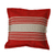 Cotton cushion cover, 'Chili Passion' - Handwoven Cotton Cushion Cover in Chili from Mexico (image 2a) thumbail