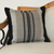 Zapotec cotton cushion cover, 'River Rocks' - Handwoven Striped Cotton Cushion Cover from Mexico thumbail