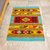 Wool area rug, 'Zapotec World' (2x3) - Zapotec Geometric Wool Area Rug from Mexico (2x3) (image 2b) thumbail