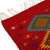 Wool area rug, 'Claret Rhombi' (2x3.5) - Zapotec Wool Area Rug in Red from Mexico (2x3.5)