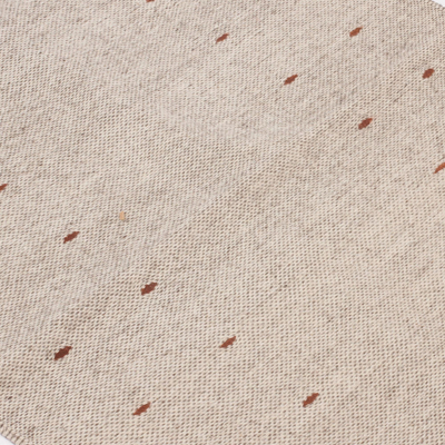 Alfombra de lana, (2,5x5) - Alfombra de lana tejida a mano de México (2,5x5)