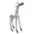 Wood alebrije figurine, 'Pearly Giraffe' - Wood Alebrije Giraffe Figurine in Grey from Mexico
