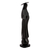Marble statuette, 'Holy Madonna in Black' - Marble Madonna Statuette in Black from Mexico thumbail