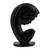 Marble sculpture, 'Madonna Profile' - Black Marble Sculpture of Madonna's Profile from Mexico thumbail