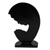 Marble sculpture, 'Madonna Profile' - Black Marble Sculpture of Madonna's Profile from Mexico (image 2d) thumbail