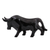 Marble sculpture, 'Dark Bull' - Marble Bull Sculpture in Black from Mexico thumbail
