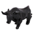 Marble sculpture, 'Dark Bull' - Marble Bull Sculpture in Black from Mexico (image 2c) thumbail