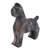 Marble sculpture, 'Grey Terrier' - Marble Dog Sculpture in Grey from Mexico thumbail