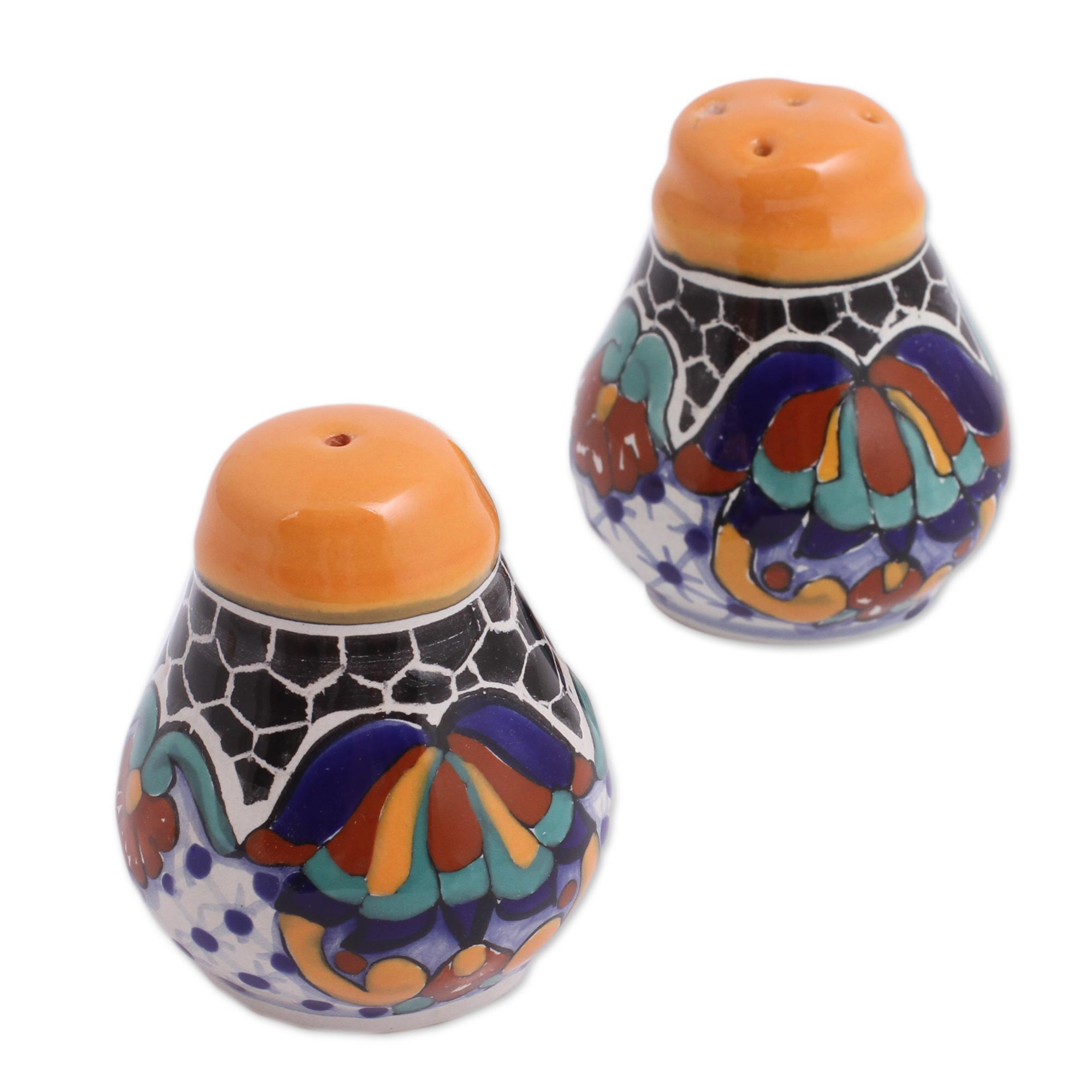 Hand-Painted Ceramic Salt and Pepper 