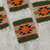 Wool coasters, 'Zapotec Form' (set of 6) - Handwoven Zapotec Wool Coasters from Mexico (Set of 6)